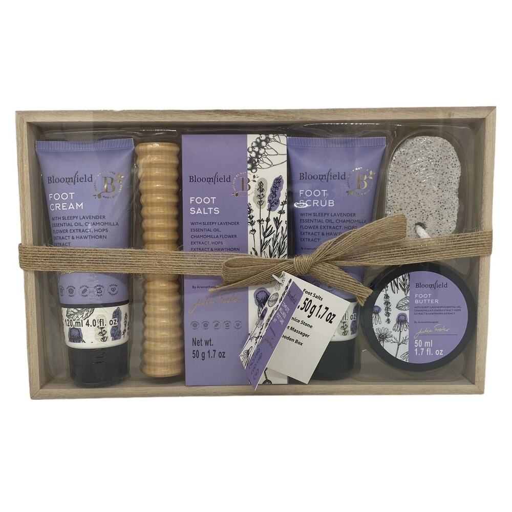 Bloomfield Complete Wellness Foot Care Kit By Aromatherapist Julie Footer New